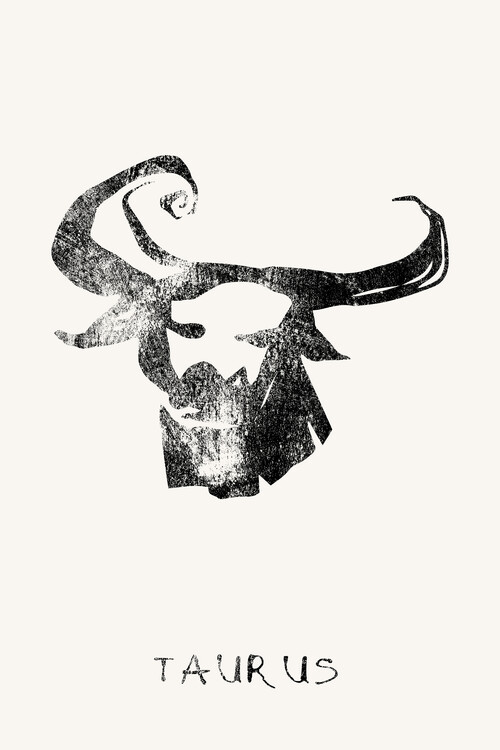 Poster Taurus Zodiac Bull