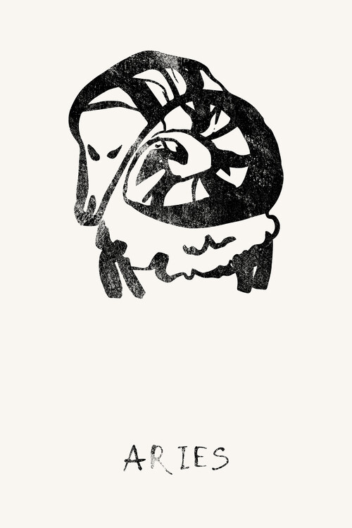 Levně Plakát, Obraz - Bold Aries Ram, Treechild, 26.7 × 40 cm