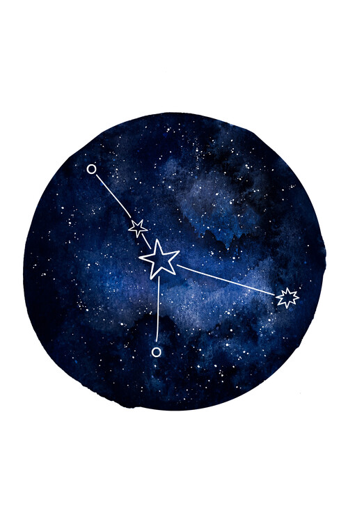 Принти на полотні Celestial Cancer Constellation