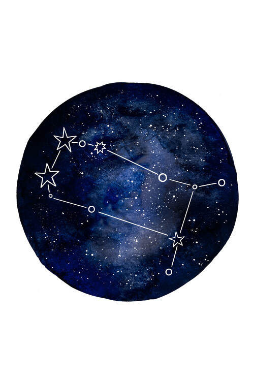 Poster Dreamy Gemini Night Sky
