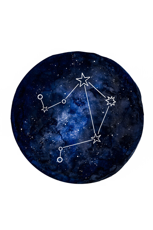 Poster Cosmic Libra Constellation