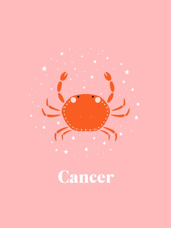 Levně Plakát, Obraz - Celestial Cancer Crab, Aislinn Simmonds, 30 × 40 cm