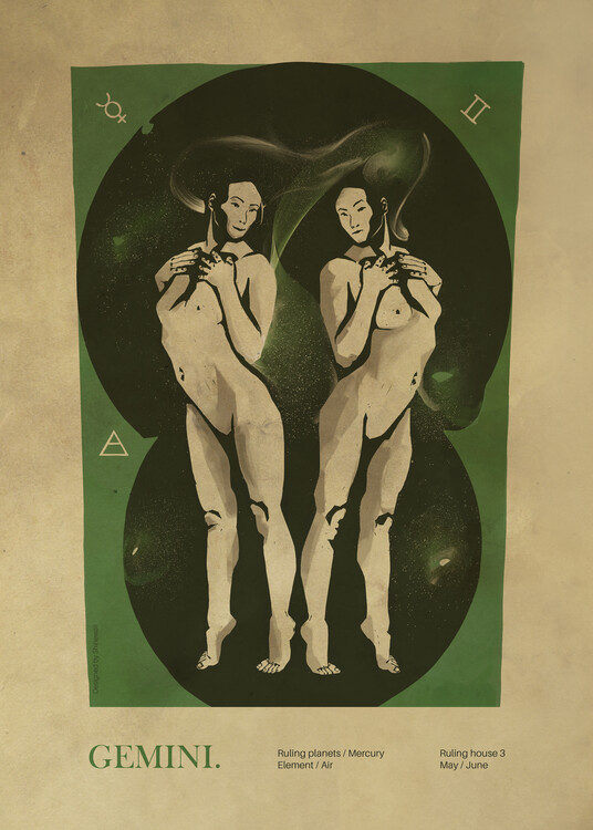 Poster Ethereal Gemini Twins