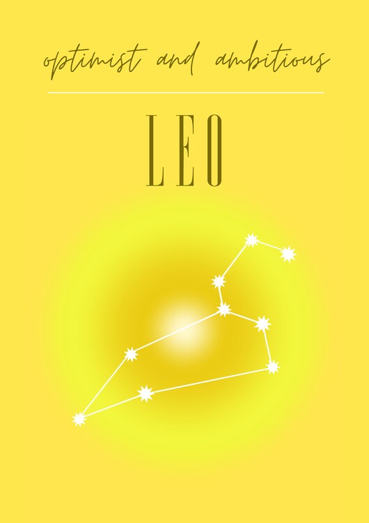 Принти на полотні Optimist Ambitious Leo