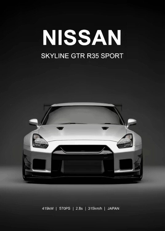 Картината върху платно Sport Car Popular 04 Poster