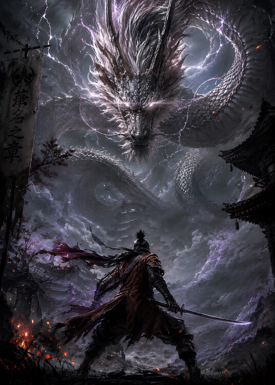 Плакат Shadow Dragon Sekiro