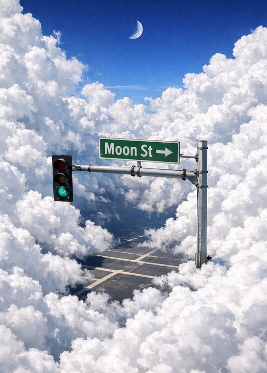 Плакат Moon Street Fantasy