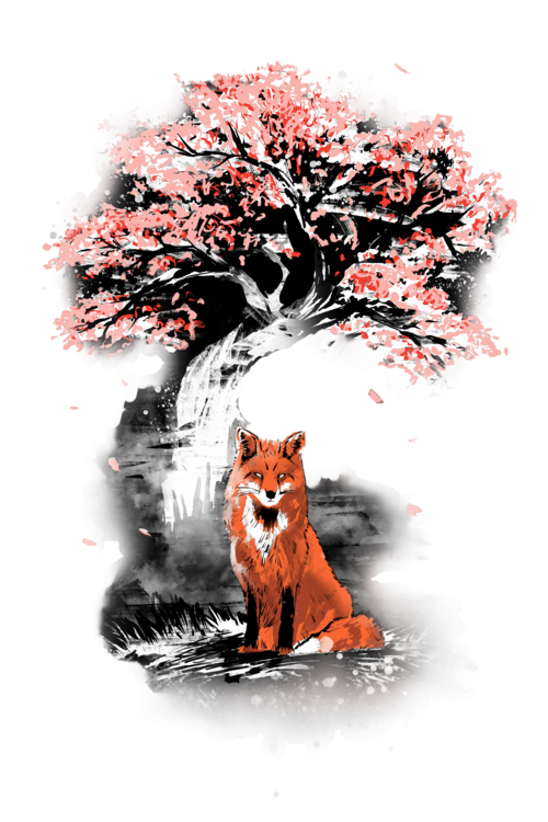 Camisola Red Fox under the tree