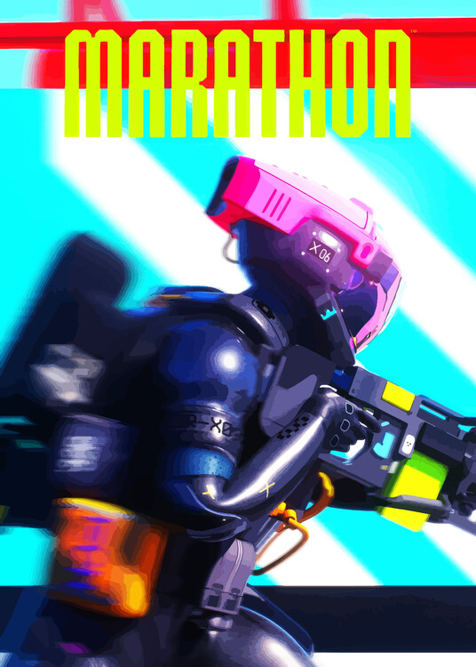 Plakát Pink Horizon: X06 Orbital Unit