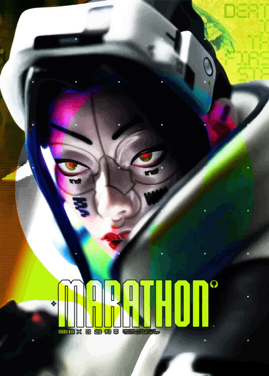 Plakát Glitch Identity: Prismatic Runner Profile
