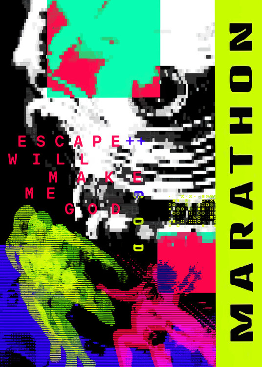 Plakát Marathon - Glitch God: Digital Ascension