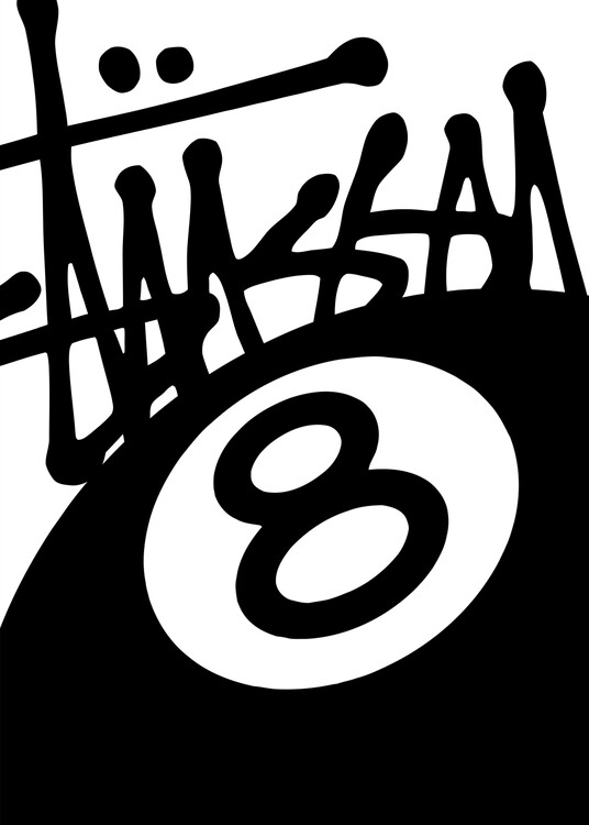 Плакат ball eight hypebeast