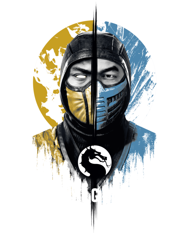 Футболка Mortal Kombat – Split Mask