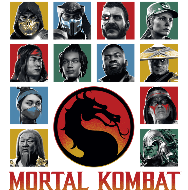 T-Shirt Mortal Kombat – Roster Edition