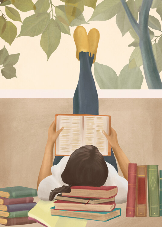 Плакат Bookworm