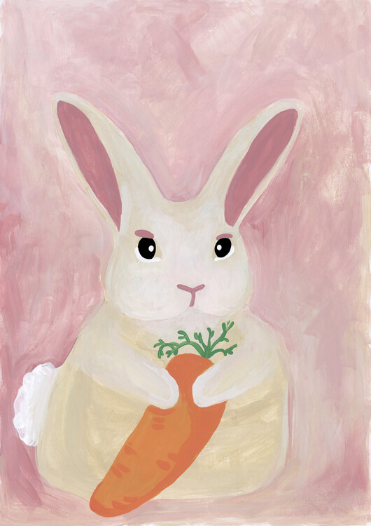 Plakat Blushing bunny