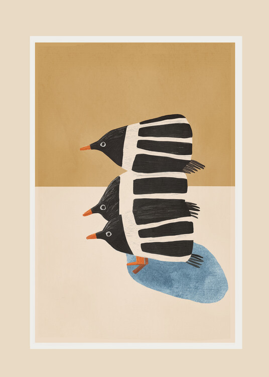 Плакат Minimal Penguin Stack