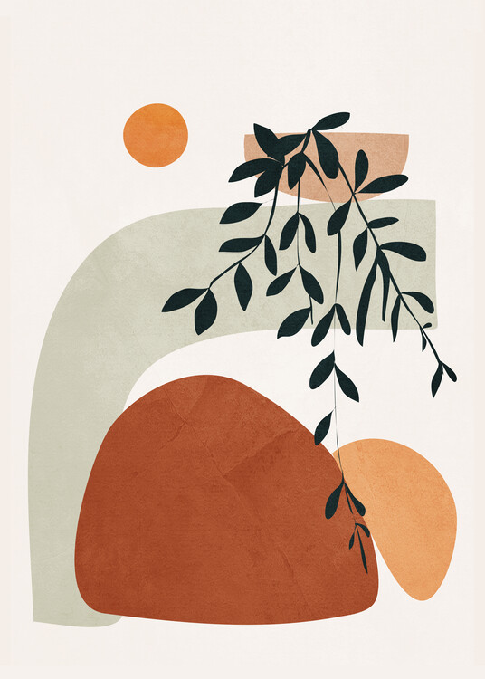 Плакат Soft Shapes I