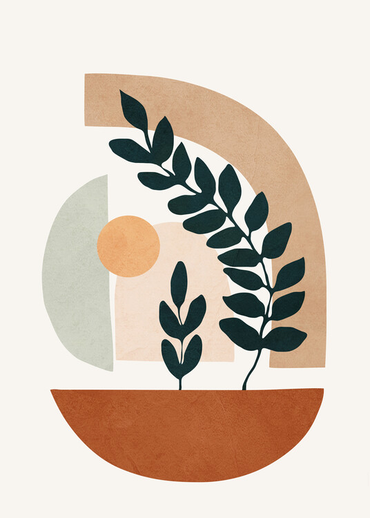 Плакат Soft Shapes III