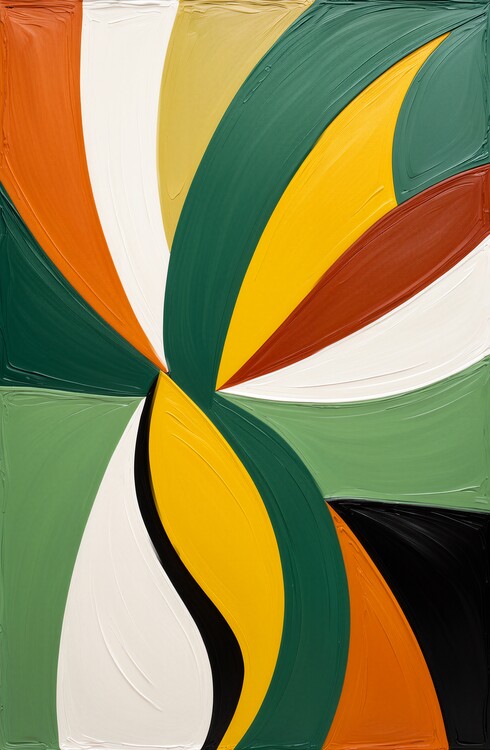 Plakat Organic Earth Abstraction I