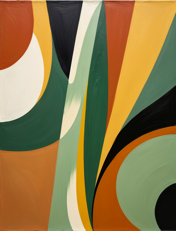 Plakat Organic Earth Abstraction II