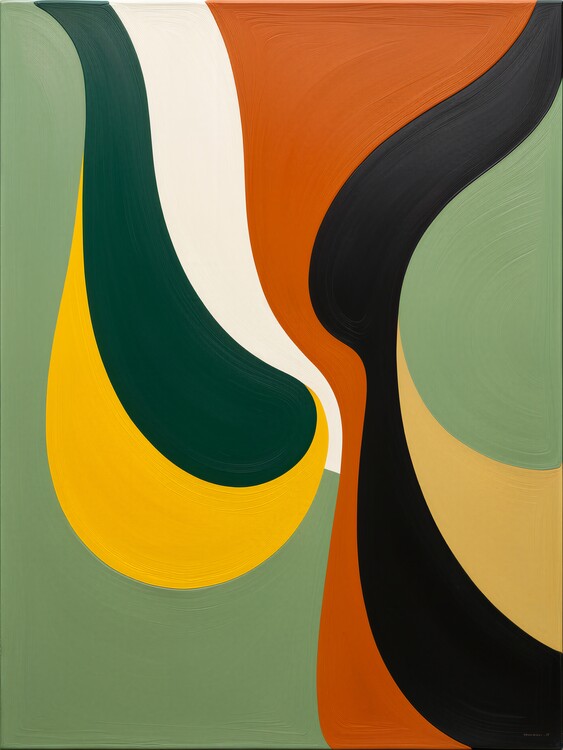Plakat Organic Earth Abstraction III