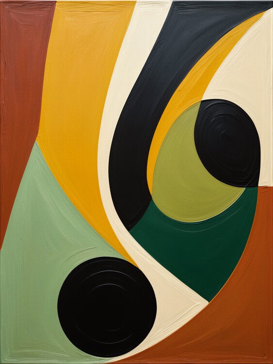 Plakat Organic Earth Abstraction IV