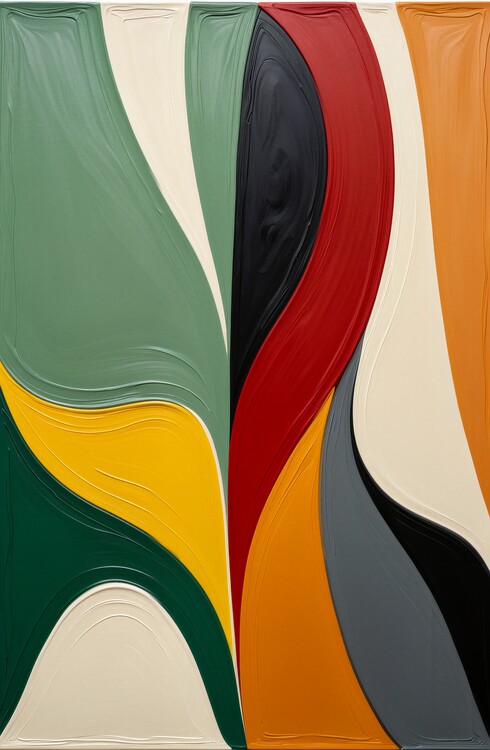 Plakat Organic Earth Abstraction VI