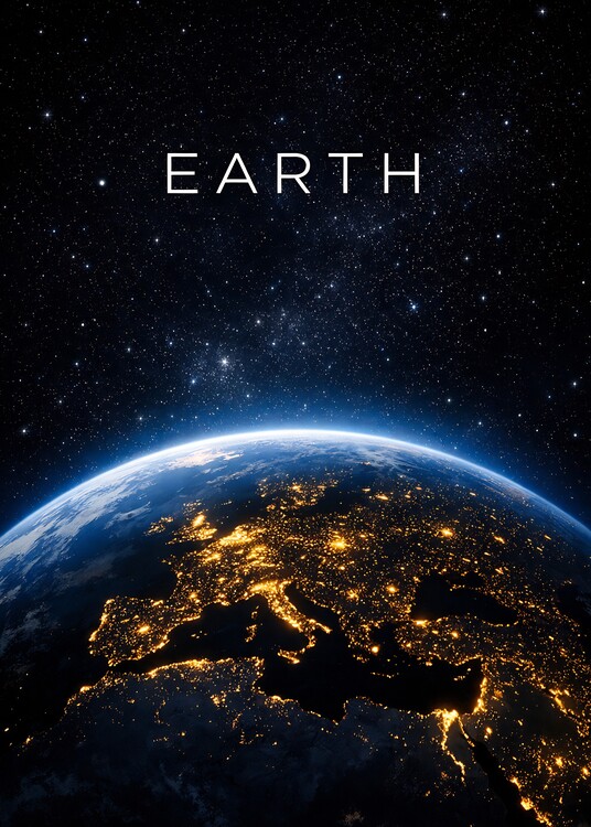 Плакат Fantasy Earth Planet