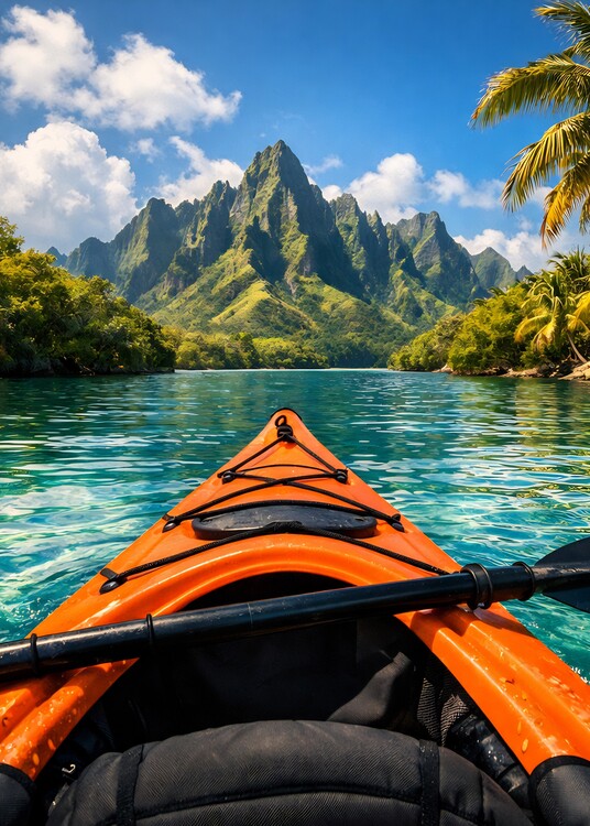 Плакат Kayak Landscape