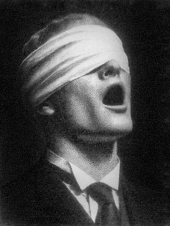 Poster The Blindfolded Echoes of Madness