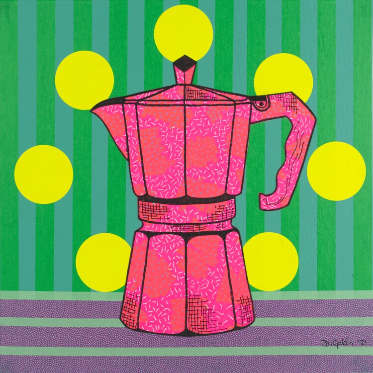 Αφίσα Pop Art Moka Pot