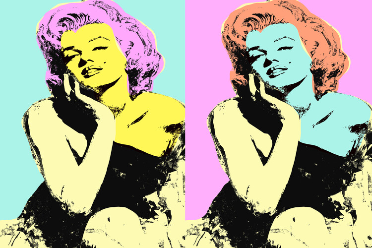 Poster Colorful Pop Art Icon