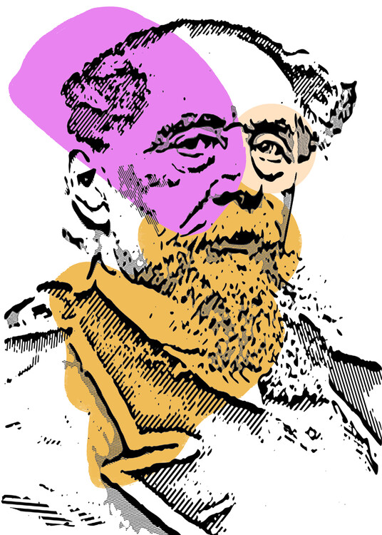Poster Bearded Man Pop Art