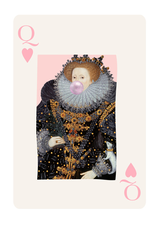 Poster Elizabethan Bubblegum Queen