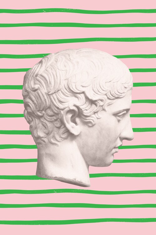 Poster Pop Art Roman Bust