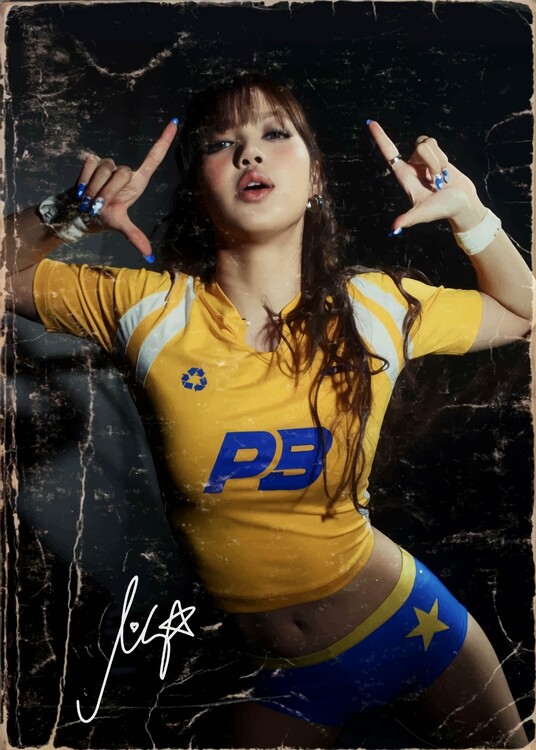 Poster Vintage-Style Korean Girl GOALS Poster