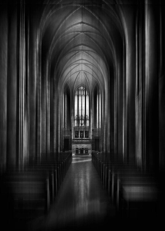 Плакат Trinity College Chapel No 1 Blur Version