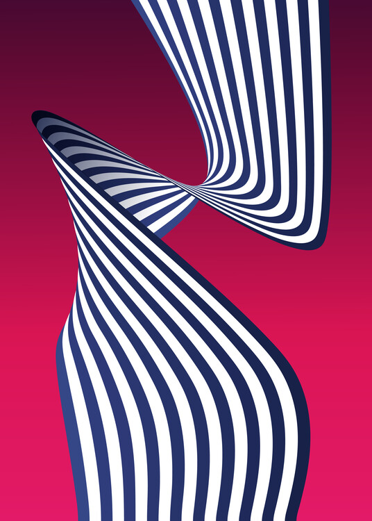 Poster Abstract Striped Warp