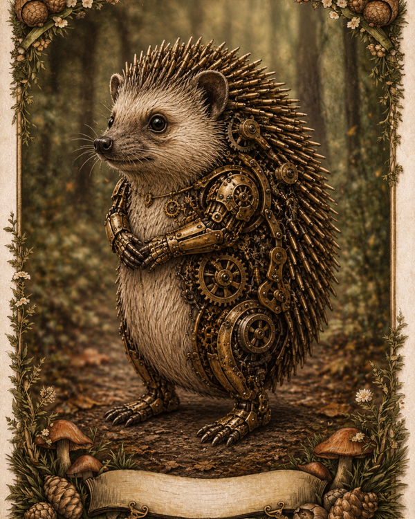 Poster Clockwork woodland - thimble