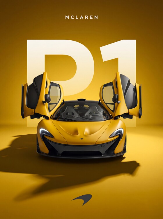 Plakát McLaren P1: Yellow Fury Awakened