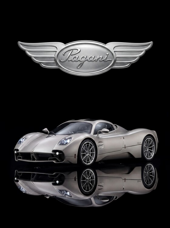 T-shirt Pagani Utopia Silver Winged Legend
