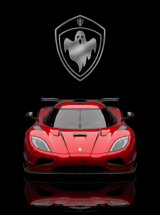 Poster Red Koenigsegg Agera RS
