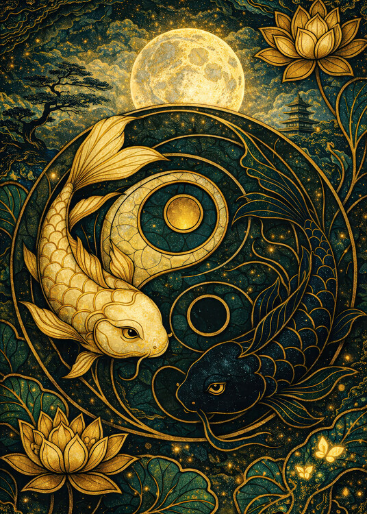 Poster Celestial Yin & Yang