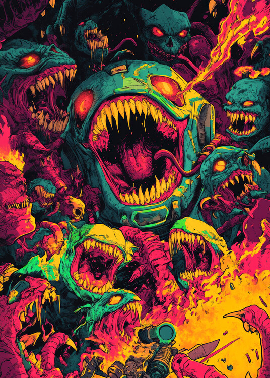 Poster Horde of the Crimson Abyss