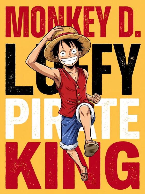 Плакат Monkey D. Luffy | The Pirate King