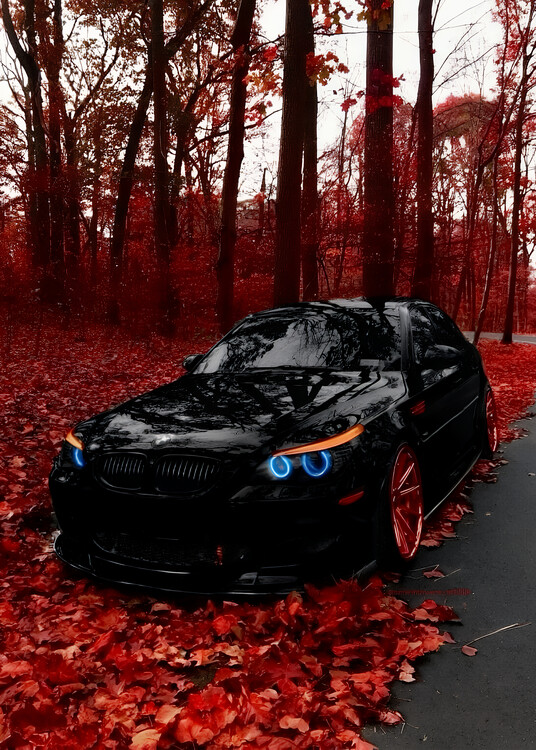 Poster BMW M5 E60 Black Edition