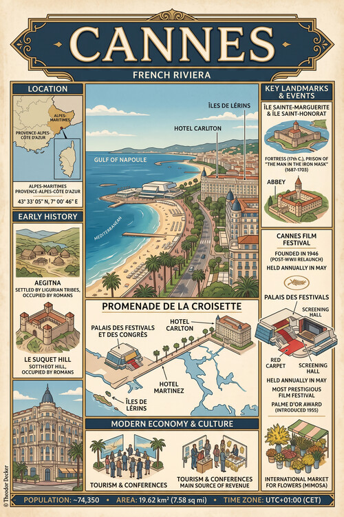 Poster Cannes, France