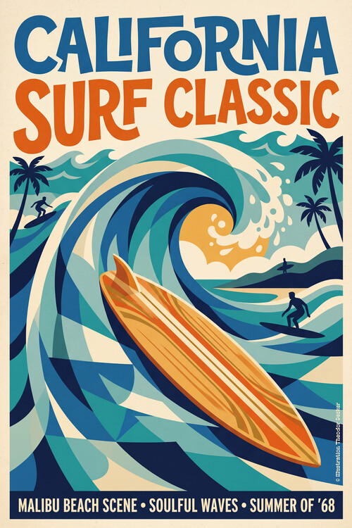 Poster California Surf Classic