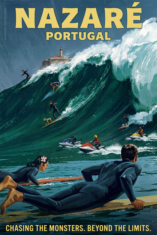 Poster Nazare Portugal
